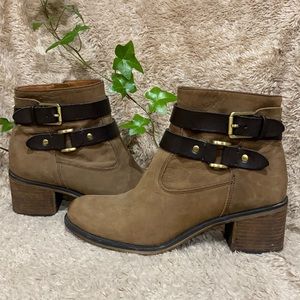 Franco Sarto Leather Booties Size 8